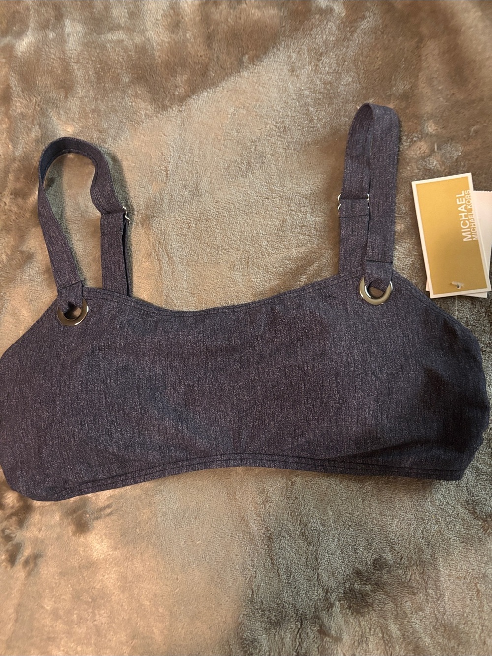 Michael Kors New Navy Bikini Top